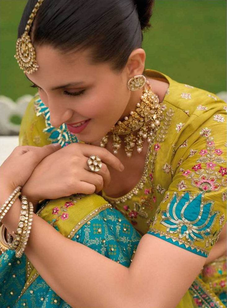Silk Embroidered Lehenga for Elegant Traditional Wear - MYLUXURY LANE ENTERPRISE